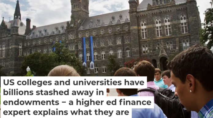 Prospective students tour Georgetown University’s campus in Washington in 2013. AP Photo/Jacquelyn Martin